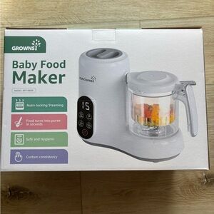 Brand new GROWNSY Baby Food Maker - White- never used